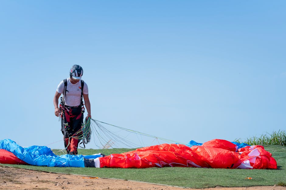 Thrilling outdoor enthusiasts in exotic locations engage in adventurous activities like hiking, rock climbing, paragliding, and scuba diving amidst vibrant natural scenery.